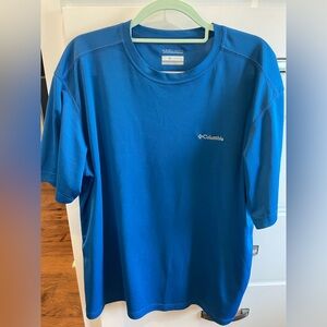 Columbia dri fit shirt blue